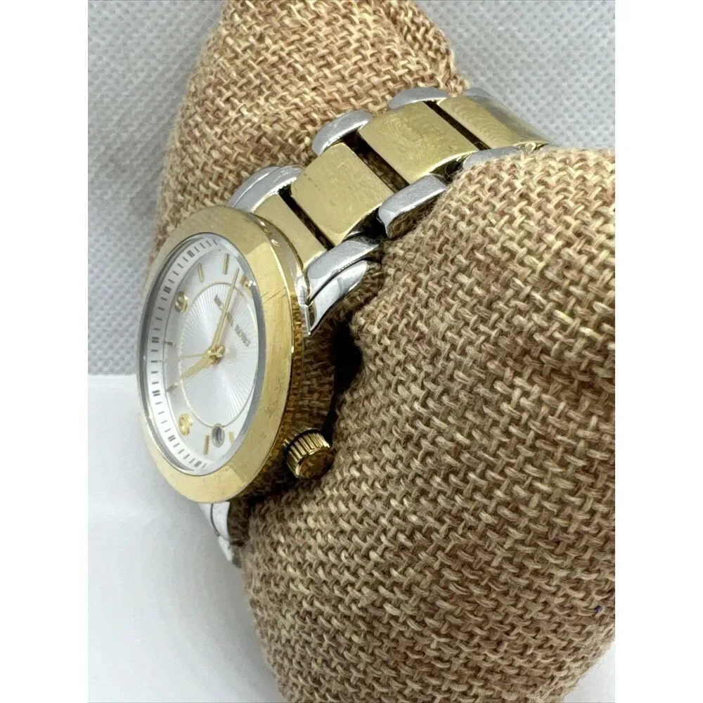 Michael Kors Janey MK3487 Men Two-Tone Stainless Steel Analog Dial Watch JNA740